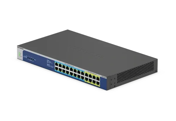 GS524UP_productcarousel_hero_image - Copy NETGEAR - 24-Port Gigabit Unmanaged Switch - 480W PoE Budget with 16 PoE++ and 8 PoE+ Ports - GS524UP-100EUS