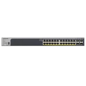 f3af514e162026906f5f7e3b344ae71f NETGEAR ProSafe 24-Port Gigabit PoE+ Layer 3 Managed Smart Switch with 4 SFP Slots - GS728TP-200EUS