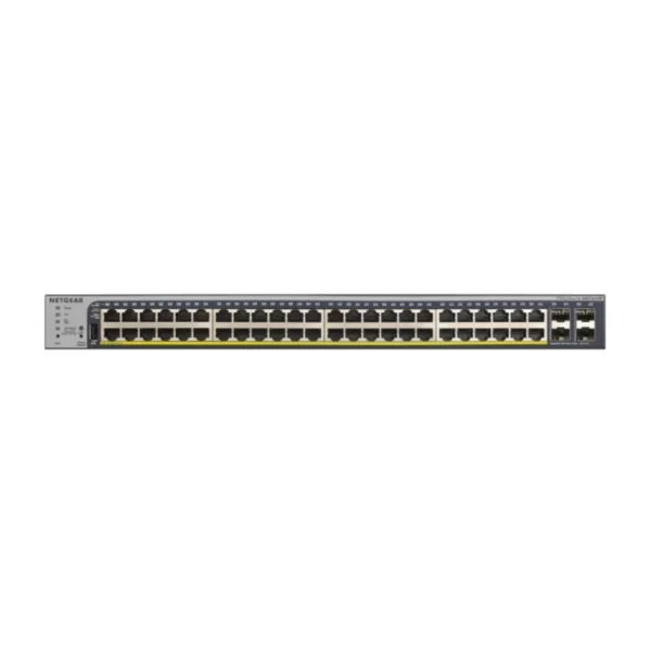 GS752TP-2 NETGEAR ProSafe 48-Port Gigabit Ethernet PoE+ Smart Managed Pro Switch with 4 SFP Slots - GS752TP-200NAS