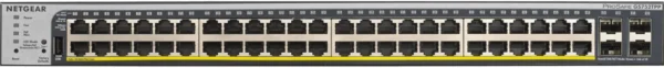 172b0c9fa0e8a2ae2a109281604d07be-hi NETGEAR 48-Port Gigabit PoE+ Smart Managed Switch - 760W Power Budget - 4 SFP Ports - GS752TPP-100AJS