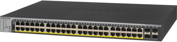 26f9c0078e03aec4112b56ee6f5d05ec-hi NETGEAR 48-Port Gigabit PoE+ Smart Managed Switch - 760W Power Budget - 4 SFP Ports - GS752TPP-100AJS