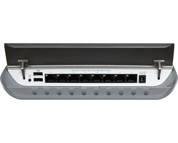 d200001001186232 NETGEAR GS908E 8-Port Gigabit Plus Switch with Integrated Cable Management and USB Charging Ports - GS908E-100PES