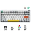 SKU-6976604915603 NuPhy Halo75 V2 75% 83-Key Wireless Mechanical Keyboard Iconic White Blush Switch - Halo75 V2(White/Blush)