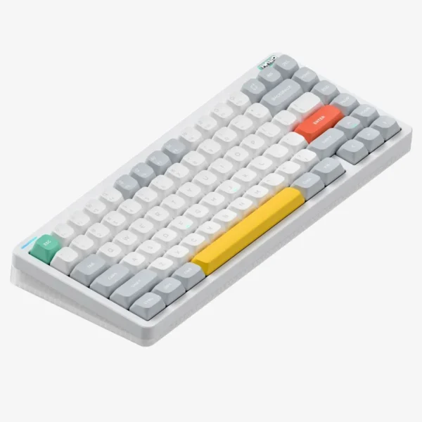 tgncfghmngvm NuPhy Halo75 V2 75% 83-Key Wireless Mechanical Keyboard Iconic White Blush Switch - Halo75 V2(White/Blush)