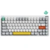 xdfghfcxgf NuPhy Halo75 V2 75% 83-Key Wireless Mechanical Keyboard Iconic White Blush Switch - Halo75 V2(White/Blush)
