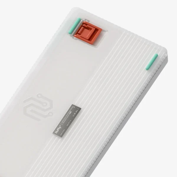 zdfgxnbvc NuPhy Halo75 V2 75% 83-Key Wireless Mechanical Keyboard Iconic White Blush Switch - Halo75 V2(White/Blush)