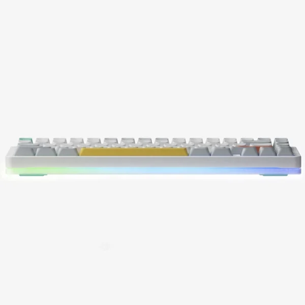 gnbfchngc NuPhy Halo75 V2 75% 83-Key Wireless Mechanical Keyboard Iconic White Blush Switch - Halo75 V2(White/Blush)