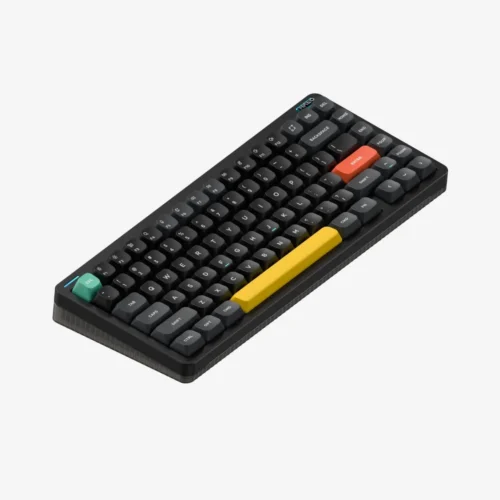 NuPhy Halo75 V2 75% Tri-Mode Wireless Mechanical Keyboard Obsidian Black Blush Switch - Halo75 V2(Black/Blush)