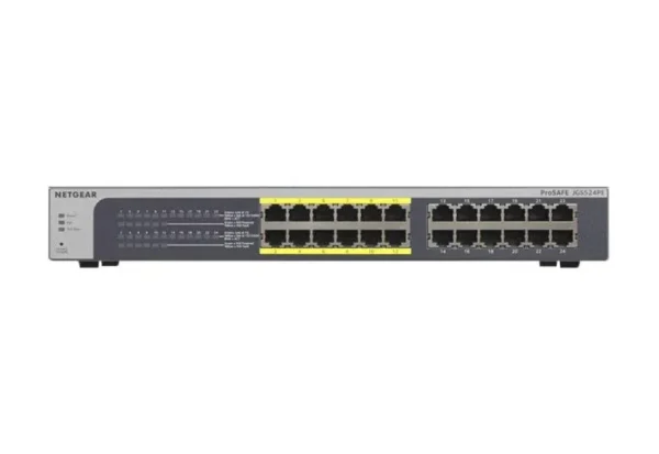 JGS516PE_productcarousel_1_tcm148-100026 NETGEAR 16-Port Gigabit Smart Managed Plus Switch with 8-Port PoE, 85W Power Budget - JGS516PE-100EUS