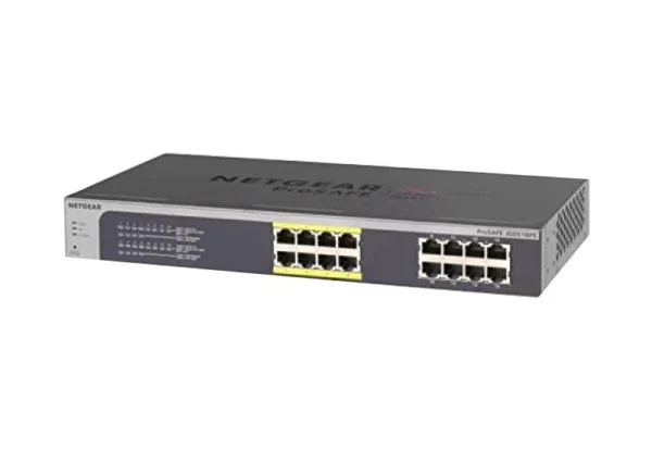 JGS516PE_productcarousel_2_tcm148-100034 NETGEAR 16-Port Gigabit Smart Managed Plus Switch with 8-Port PoE, 85W Power Budget - JGS516PE-100EUS