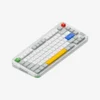 Kick75_Main01_v3 NuPhy Kick75 Tape Gray 75% Low-Profile Tri-Mode Custom Mechanical Keyboard Blush Nano - Kick75(Tape Gray/Blush nano)-IO