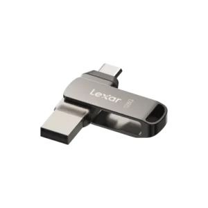 D400_slider_128GB_3 Lexar JumpDrive D400 OTG 128GB Dual Drive USB 3.1 Type-C and Type-A Black - LJDD400128G-BNQNG