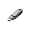 D400_slider_128GB_2 Lexar JumpDrive D400 OTG 128GB Dual Drive USB 3.1 Type-C and Type-A Black - LJDD400128G-BNQNG
