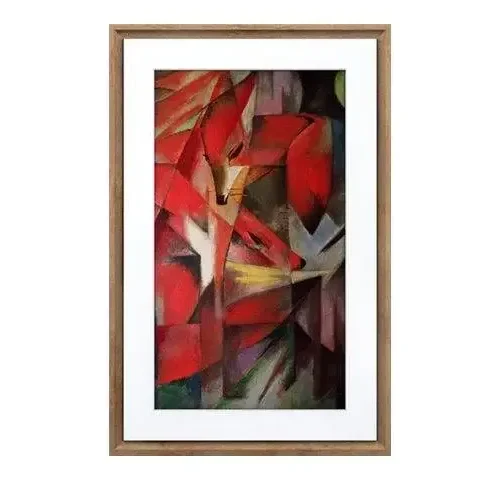 NETGEAR - Meural Canvas II 21.5" Smart Digital Art Frame 1080p Dark Wood Walnut - MC321HW-10000S