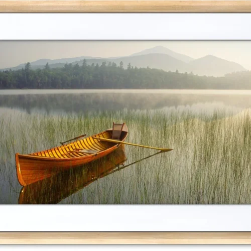 NETGEAR Meural Canvas Gen 3 21.5-Inch 1080p Full HD Smart Digital Art Frame Light Wood - MC321LW-10000S