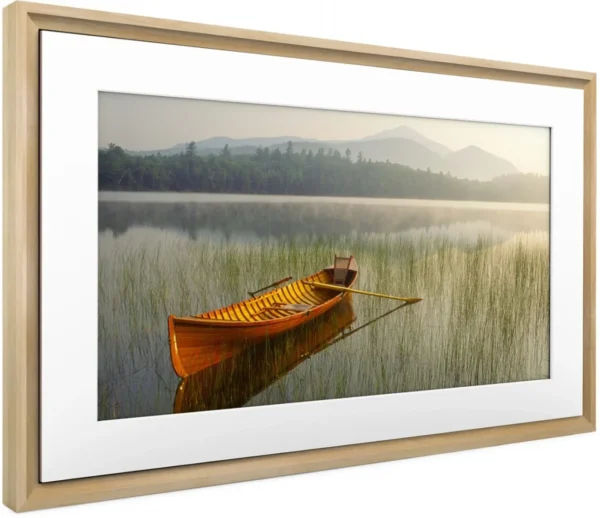 NETGEAR Meural Canvas Gen 3 21.5-Inch 1080p Full HD Smart Digital Art Frame Light Wood - MC321LW-10000S