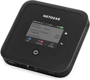 NETGEAR - Nighthawk M5 5G WiFi 6 Mobile Hotspot Router - Connect Up to 32 Devices - Touch Screen - MR5200-100EUS