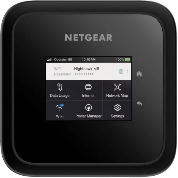 NETGEAR Nighthawk M6 5G WiFi 6 Mobile Hotspot Router Unlocked AX3600 Up to 2.5Gbps - MR6150-100EUS