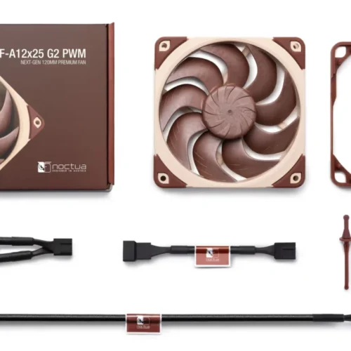 Noctua NF-A12x25 G2 PWM 120mm Next-Gen Premium Quiet Cooling Fan 1800 RPM Sterrox LCP - NF-A12x25 G2 PWM