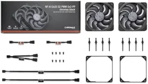 973f646e1af1956f29a2d45a01e58979-hi Noctua NF-A12x25 G2 PWM Sx2-PP Next-Gen 120mm Quiet Cooling Fan 2-Pack Speed-Offset Set - NF-A12x25 G2 PWM SX2-PP