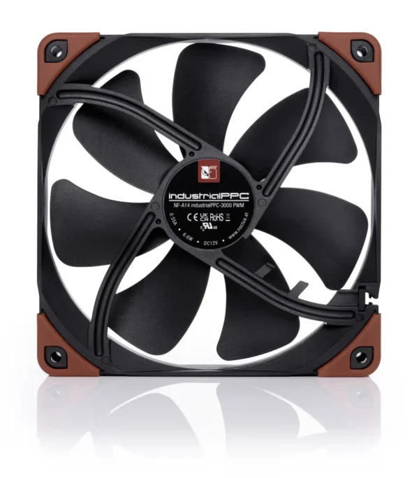 Noctua NF-A14 industrialPPC-3000 PWM 140mm Heavy-Duty Industrial Case Fan IP52 3000 RPM - NF-A14iPPC-3000 PWM