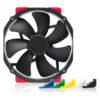 Noctua NF-A15 HS-PWM chromax.black.swap 140mm Premium Quiet Case Fan 1500 RPM - NF-A15 PWM CH.BK.S