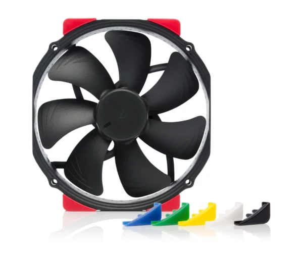 Noctua NF-A15 HS-PWM chromax.black.swap 140mm Premium Quiet Case Fan 1500 RPM - NF-A15 PWM CH.BK.S