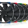 Noctua NF-A15 HS-PWM chromax.black.swap 140mm Premium Quiet Case Fan 1500 RPM - NF-A15 PWM CH.BK.S