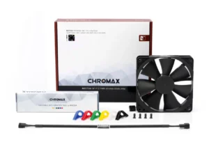 nf_f12_pwm_chromax_black_swap_5 Noctua NF-F12 PWM chromax.black.swap 120mm Quiet Cooling Fan 1500 RPM SSO2 Bearing - NF-F12 PWM CH.BK.S