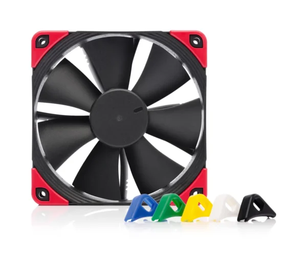Noctua NF-F12 PWM chromax.black.swap 120mm Quiet Cooling Fan 1500 RPM SSO2 Bearing - NF-F12 PWM CH.BK.S