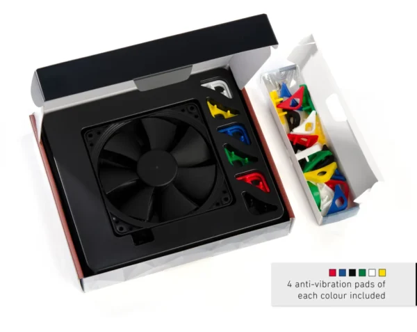 Noctua NF-F12 PWM chromax.black.swap 120mm Quiet Cooling Fan 1500 RPM SSO2 Bearing - NF-F12 PWM CH.BK.S