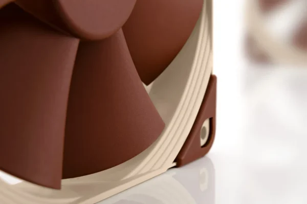 nf_f12_6 Noctua NF-F12 PWM 120mm Pressure-Optimized Case and Radiator Cooling Fan 1500 RPM SSO2 Bearing Brown - NF-F12-PWM