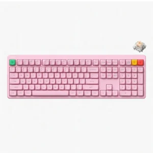 NuPhy Node100 Full-Size 109-Key Tri-Mode Wireless Mechanical Keyboard Light Pink Blush Max - Node100(Pink/Blush Max)