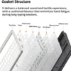 71o28PFXn1L._AC_SL1500_6b0a6b20-3305-4d78-90b5-f7d1756209fc NuPhy Node100 Full-Size Low-Profile Wireless Mechanical Keyboard Light Pink Blush Nano - Node100(Pink/Blush Nano)