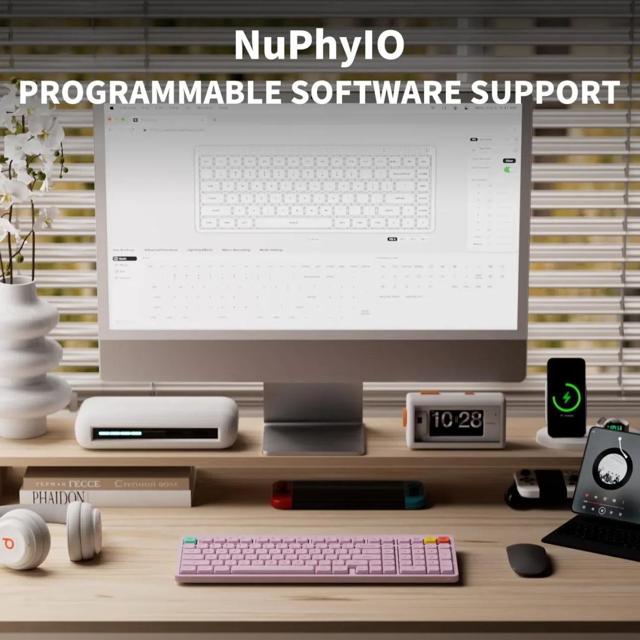 NuPhy Node100 Full-Size Low-Profile Wireless Mechanical Keyboard