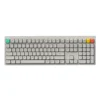 6942689200446-1 NuPhy Node100 Full-Size 109-Key Tri-Mode Wireless Mechanical Keyboard Blush Max Switch - Node100(White/Blush Max)