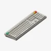 6942689200446-2 NuPhy Node100 Full-Size 109-Key Tri-Mode Wireless Mechanical Keyboard Blush Max Switch - Node100(White/Blush Max)