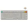 rcyjdrt NuPhy Node100 Full-Size Low-Profile Wireless Mechanical Keyboard Lunar White Blush Nano - Node100(White/Blush Nano)