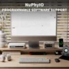71_p3SdD8uL._AC_SL1500 NuPhy Node100 Full-Size Low-Profile Wireless Mechanical Keyboard Lunar White Blush Nano - Node100(White/Blush Nano)