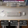 71rJDhnnDJL._AC_SL1500 NuPhy Node100 Full-Size Low-Profile Wireless Mechanical Keyboard Lunar White Blush Nano - Node100(White/Blush Nano)