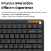 NuPhy Node75 75% Hot-Swappable Tri-Mode Wireless Mechanical Keyboard Ink Gray Blush Nano - Node75(Gray/Blush Nano)