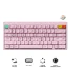 6976604911728 NuPhy Node75 75% Tri-Mode Wireless Mechanical Keyboard Light Pink Blush Max Switch - Node75(Pink/Blush Max)