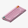 drfgndgfhm NuPhy Node75 75% Tri-Mode Wireless Mechanical Keyboard Light Pink Blush Max Switch - Node75(Pink/Blush Max)