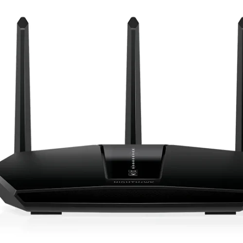 NETGEAR - AX2400 5-Stream Dual-Band WiFi 6 Gigabit Router with Tri-Core Processor and 4 Gigabit Ports - RAX30-100EUS