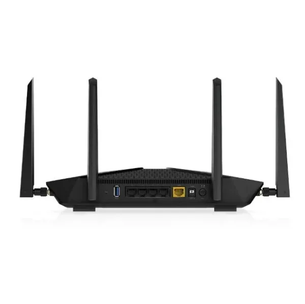 RAX50-back_tcm148-85005 NETGEAR - Nighthawk AX5400 6-Stream Dual-Band WiFi 6 Gigabit Router with Triple-Core Processor & USB 3.0 - RAX50-100EUS