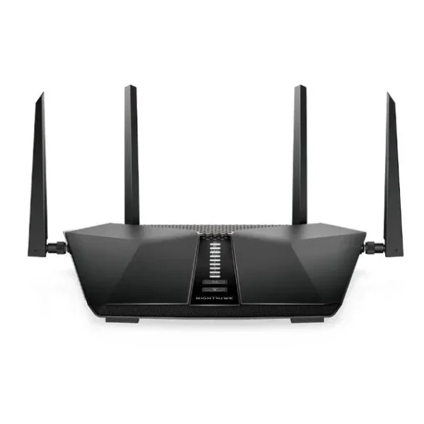 RAX50-front_tcm148-85003 NETGEAR - Nighthawk AX5400 6-Stream Dual-Band WiFi 6 Gigabit Router with Triple-Core Processor & USB 3.0 - RAX50-100EUS
