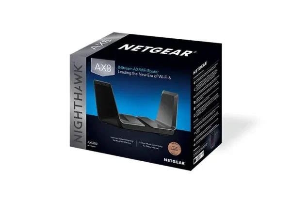 RAX75_productcarousel_4_tcm148-96459 NETGEAR - AX5700 8-Stream Dual-Band WiFi 6 Router with Quad-Core Processor and NETGEAR Armor - RAX75-100SQR