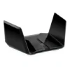 raxe500-Hero-Image_tcm159-160885 NETGEAR - AXE11000 Nighthawk Tri-Band WiFi 6E Router with 6GHz Band, 2.5G Port & 1 Year Armor - RAXE500-100APS