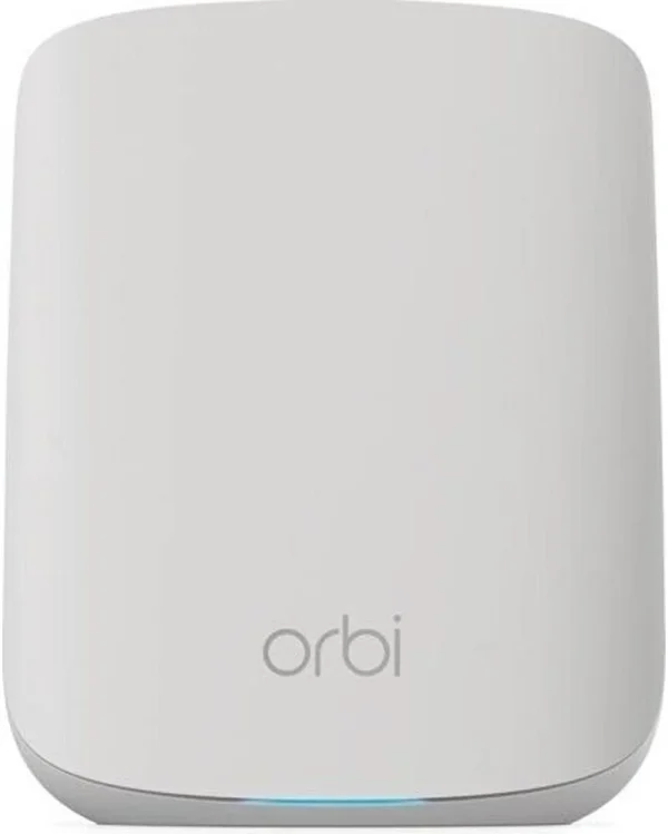 NETGEAR - Orbi AX1800 Dual-Band WiFi 6 Mesh System, Router + 2 Satellites, 1.8Gbps Coverage - RBK353-100EUS