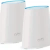 41aL1D9V49L._AC_SL1000 NETGEAR - Orbi AC2200 Tri-Band Whole Home Mesh WiFi System - AC2200 Router & Satellite - RBK40-100SQR